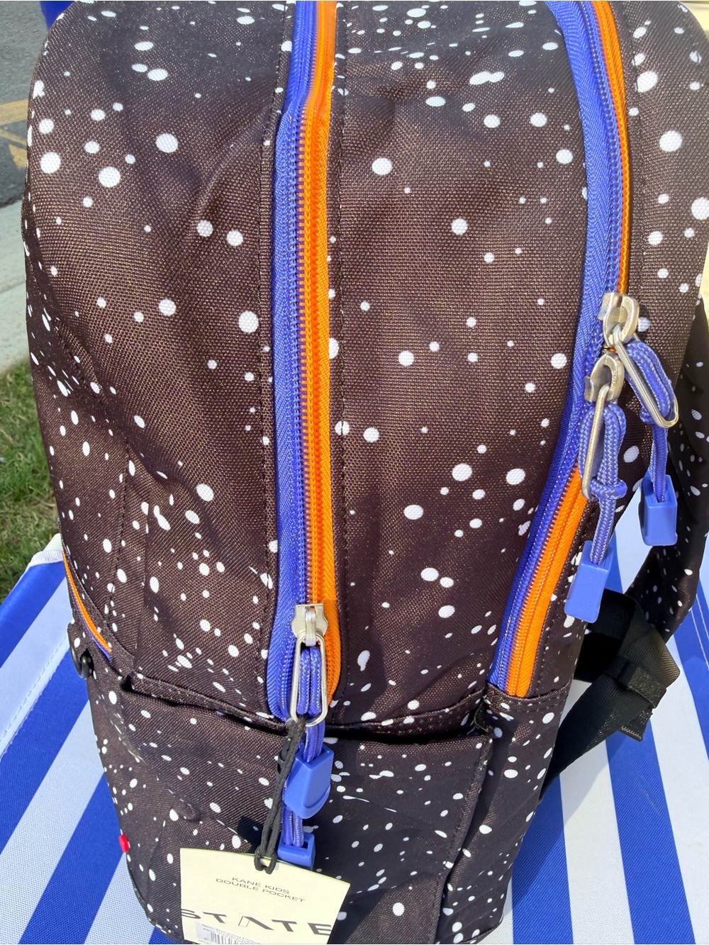 STATE KANE DOUBLE POCKET BACKPACK Speckles Age 7+ - Picture 6 of 8